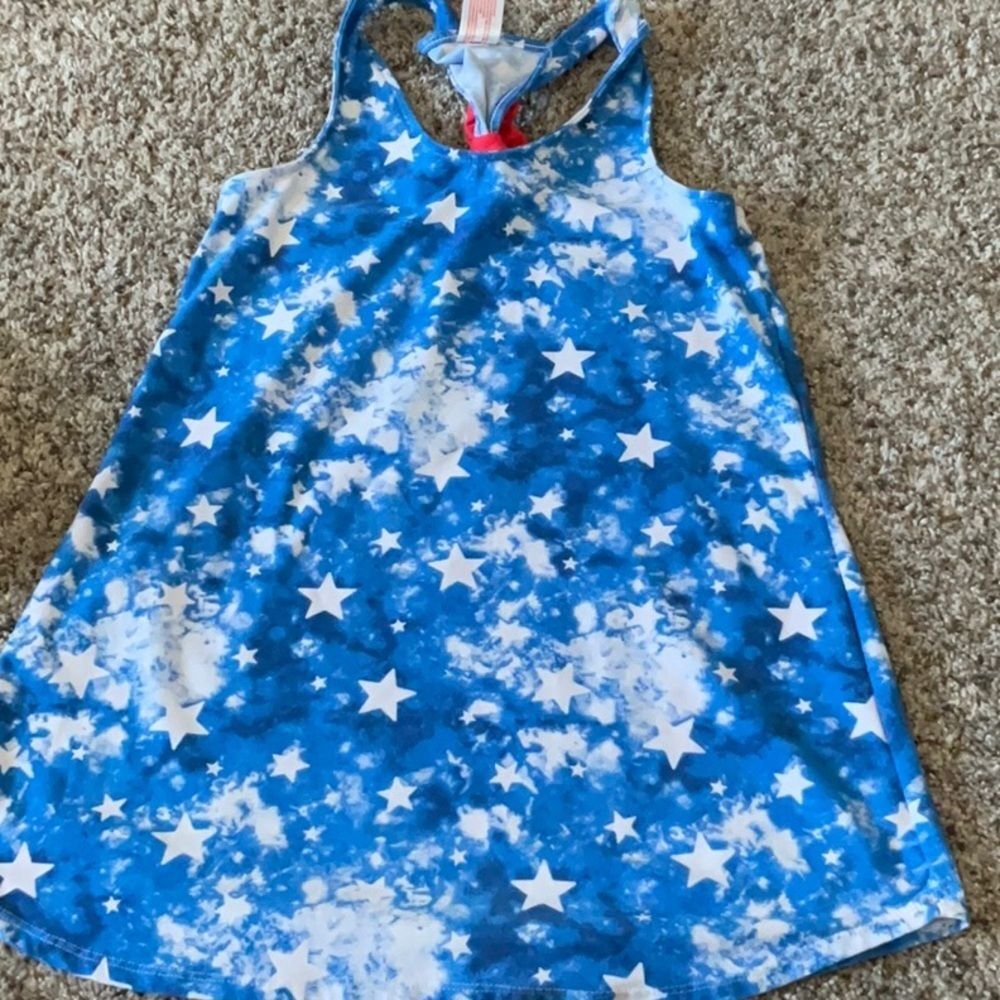 Cat & Jack Blue and White Swim Coverup